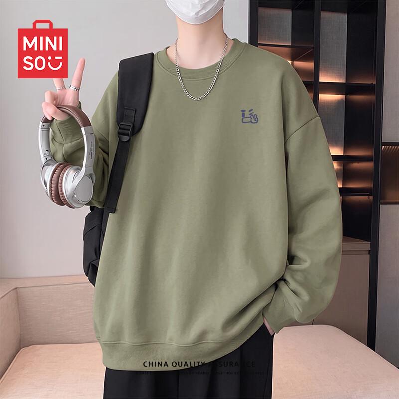 MINISO Men's Z Series Heavyweight Crewneck Sweatshirt
