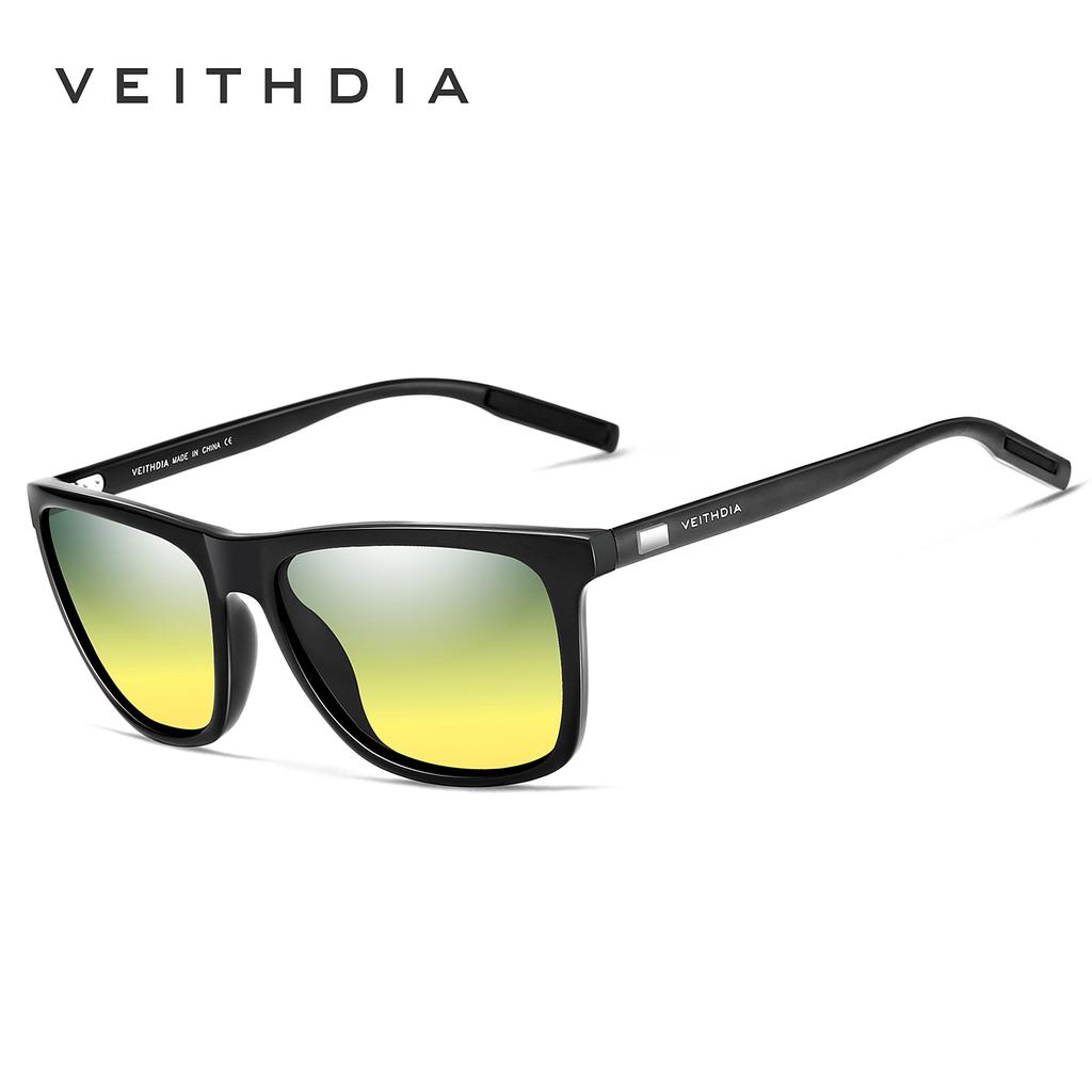VEITHDIA Unisex Retro Aluminum+TR90 Sunglasses Polarized Lens Vintage Eyewear Sun Glasses