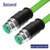 Промышленный Ethernet-кабель Baisende M12 на M12 Type-D для камер