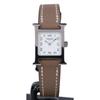 HERMES [Excellent Condition] HH1.110 U Stamp H Watch Mini White Dial Quartz Watches 0.8" Silver/EtoupUsed