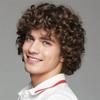 Synthetic Short Afro Curly Wigs Hair Wig for Men Mixed Wigs High Temperature Natural Daily Party Regular Wig Curl