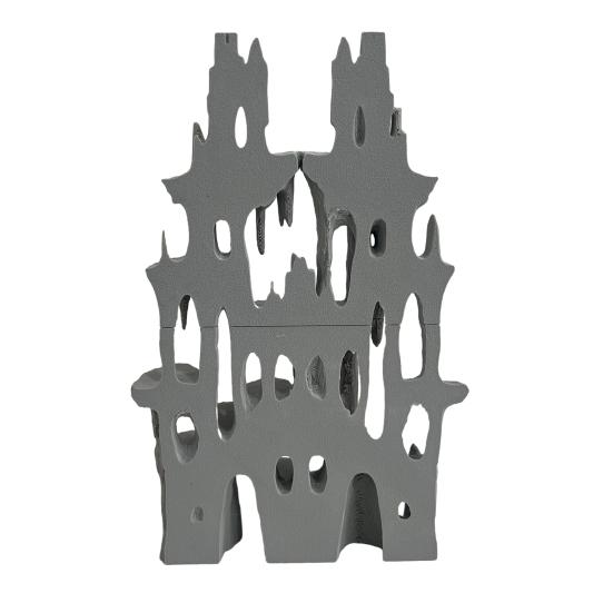 Аквариумный камень Горный вид Искусственное скальное образование Горное украшение Камень для аквариума Рокарий Прячущая пещера для маленьких рыб креветок