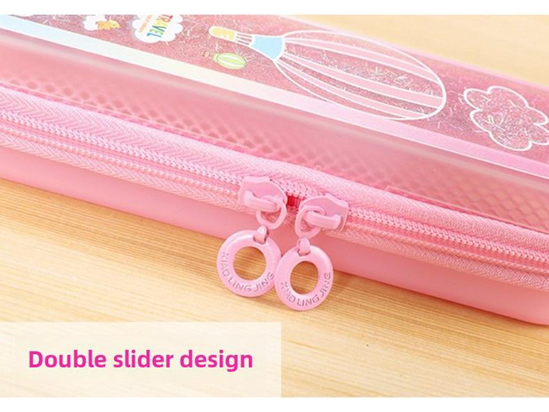 Умный пенал из термополиуретана с рисунком из мультфильма «Зыбучие пески» для студентов 