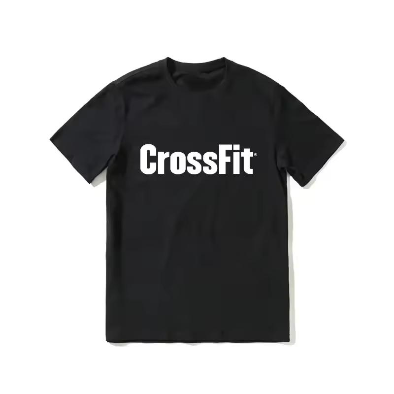 The new summer 2024 Crossfit releases the most suitable black short sleeved T shirt for women Cool Street T shirt item for sale