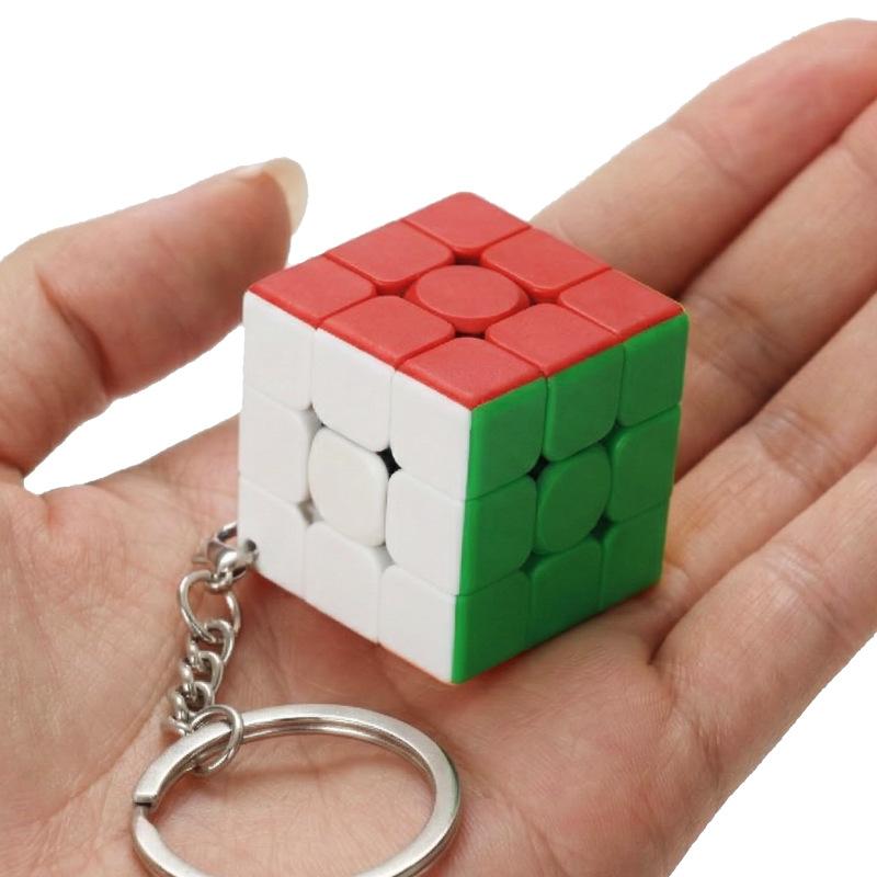 3 см Мини 3x3x3 Кубик Рубика Брелок Профессиональные Образовательные Игрушки Брелок Кубо Магико Пазл Детские Образовательные Игрушки