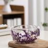 300 мл Стеклянная миска Двустенная миска из боросиликатного стекла с сухоцветами Художественная декоративная миска для подачи супа, десерта