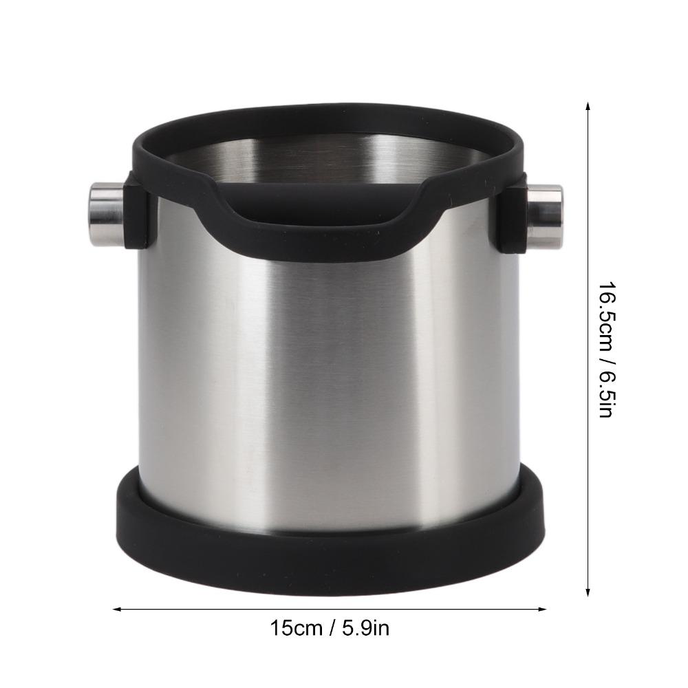 60.8oz Capacity Espresso Knock Box 1800ML Capacity Coffee Grounds Container For Barista