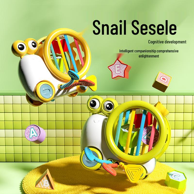 Seselala Finger Dexterity Infant Toys: Snail-Themed Early Education for Babies
