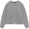 Essentials Heavy Waffle Cardigan Dark Heather Men Tops Grey 192BT246201F