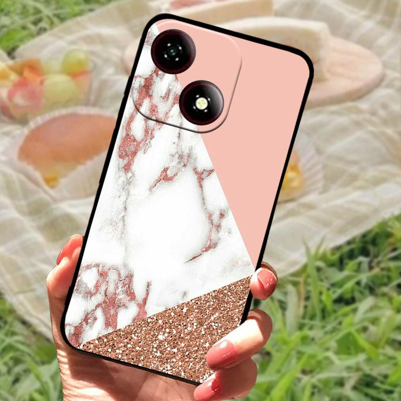 For ZTE Blade A35E /A35/A55 Case Fashion Cartoon Soft Silicone Phone Back Cover For ZTE A35E Shockproof Case A35 E A 35 Shell