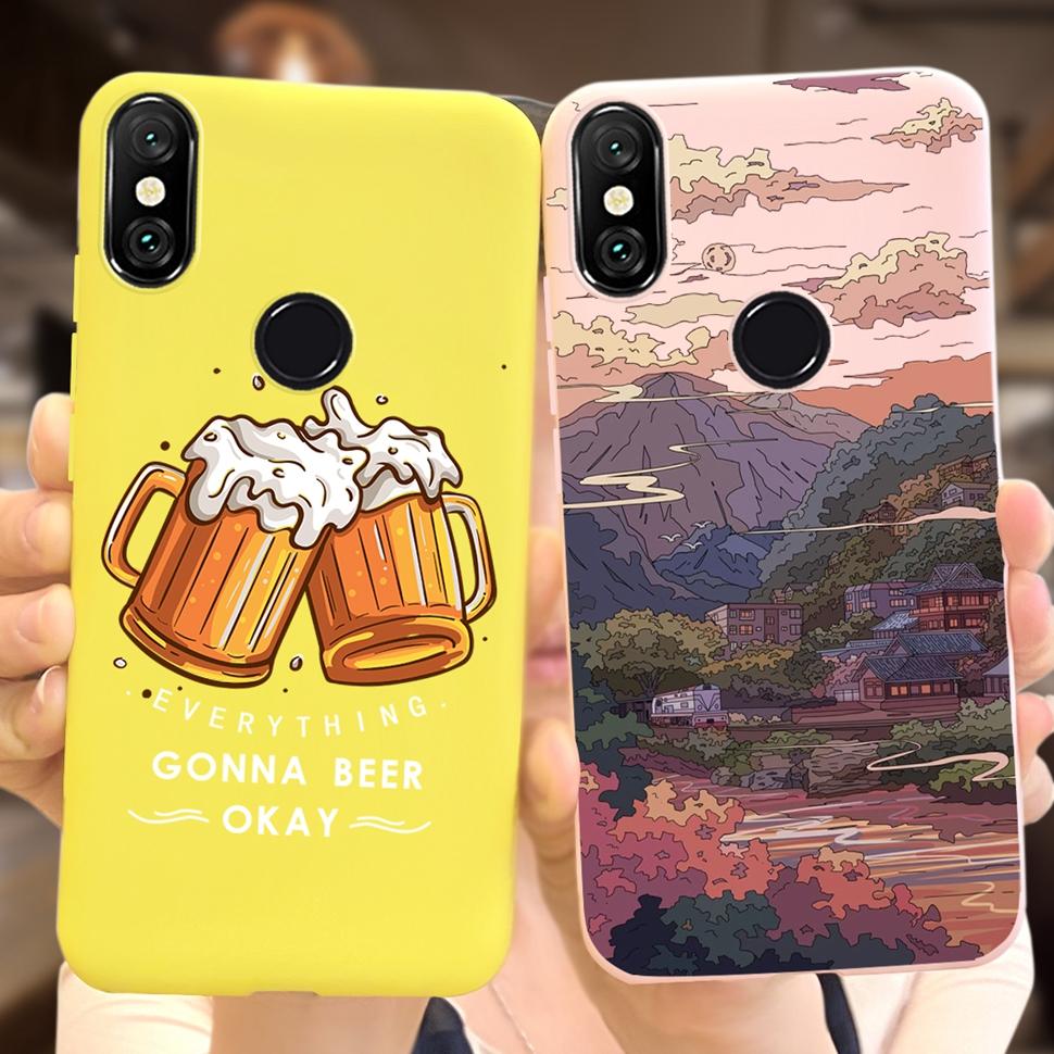 Для Xiaomi Mi A2 Lite (Редми 6 Про) Чехол Новый Модный Мягкий Тонкий Чехол для Телефона Для Xiaomi MiA2 Lite Redmi6 Pro Полностью Задняя Крышка