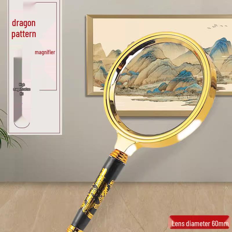 Лупа высокой четкости: Высокая мощность для пожилых людей, идентификации и студентов - Ручной большого размера