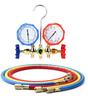 AC Manifold Gauge Set R32 410 22 134A Dual Gauge Valve Freon Refrigerant Charging Kit for HVAC