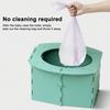 Детский горшок для приучения к туалету Складной Детский Портативный Сиденье для горшка Многоразовый