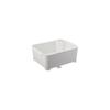 Yamazaki Jitsugyo Dish Drying Set, White, Approx. W37 x D28 x H145cm, Tower Series, Washing Basin,