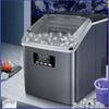 New Small Commercial Ice Maker Automatic Water Inlet Mini Automatic Household Ice Cube Making Machine 252x360x371mm