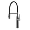 Gun Grey Telescopic Rotary Kitchen Faucet