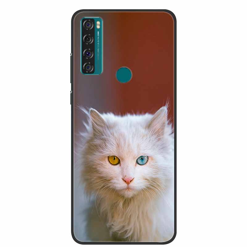 Чехол для TCL 20 SE Роскошный Силиконовый ТПУ Мягкий Чехол для Телефона Для TCL 20 SE Чехол T671H 6.82" Funda Животное Capa Милый Ударопрочный Coque