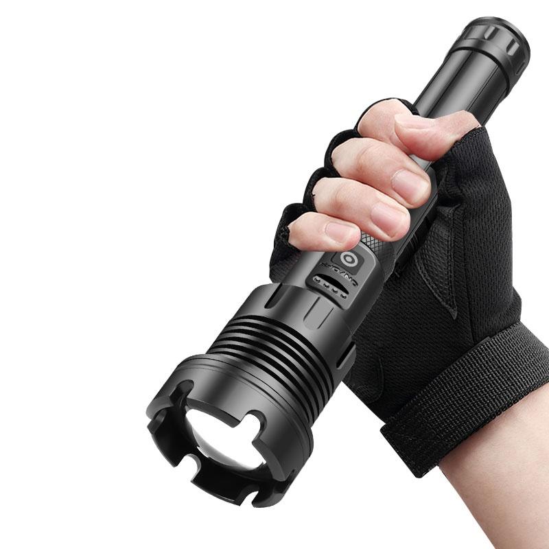 Мощный светодиодный фонарик XHP90.3/XHP70.3 26650 USB-фонарь, охотничья лампа, ручной фонарь, перезаряжаемый через USB