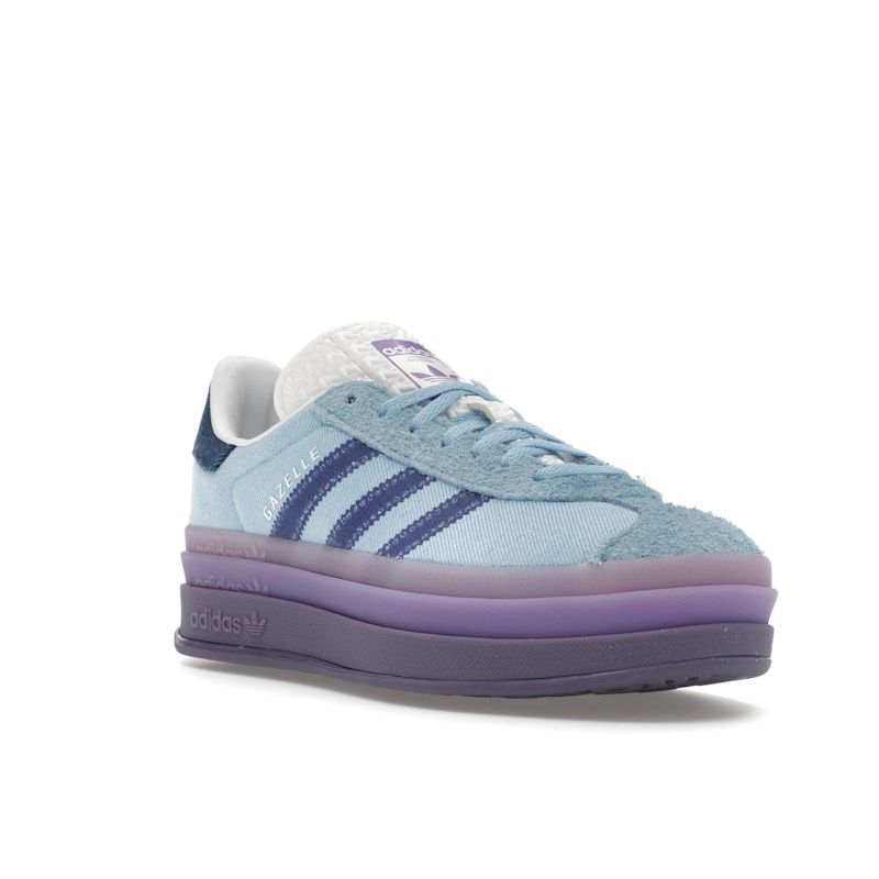 KSENIASCHNAIDER X Adidas  Gazelle Bold Blue Denim Women Sneakers Supplier-Colour Cloud-White IG4339