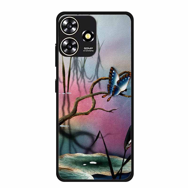 Крутой силиконовый чехол для ZTE Blade V50 Design 4G Чехол с принтом Модный мягкий задний чехол для Blade V50Design Чехол Защитные оболочки