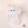 Cute Cat Dumpling Squeaky Pendant Keychain Plush Toy