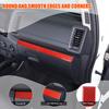 Soft Carbon fiber dashboard Cover trim Strip for Nissan Frontier 2024-25