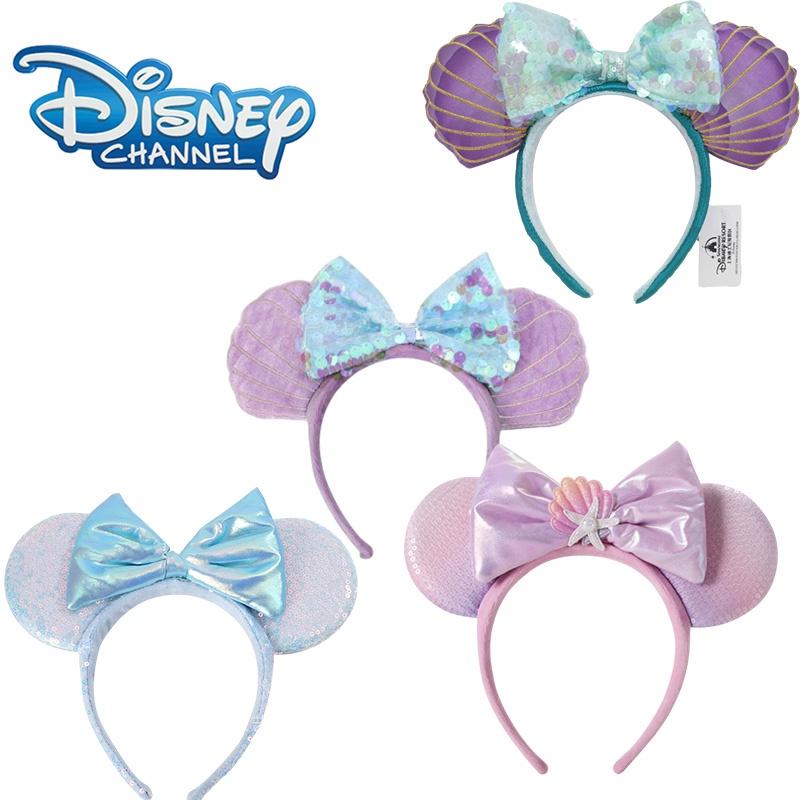 Disney Handmade Polka Dot Fabric Headband For Children Cute Cartoon Style Hair Accessory For Kids