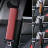 Comfortable Auto Seat Belt Cover Leather Suede Car Seat Belt Shoulder Cover Car Styling Interior Seat Belt Cover Accessories