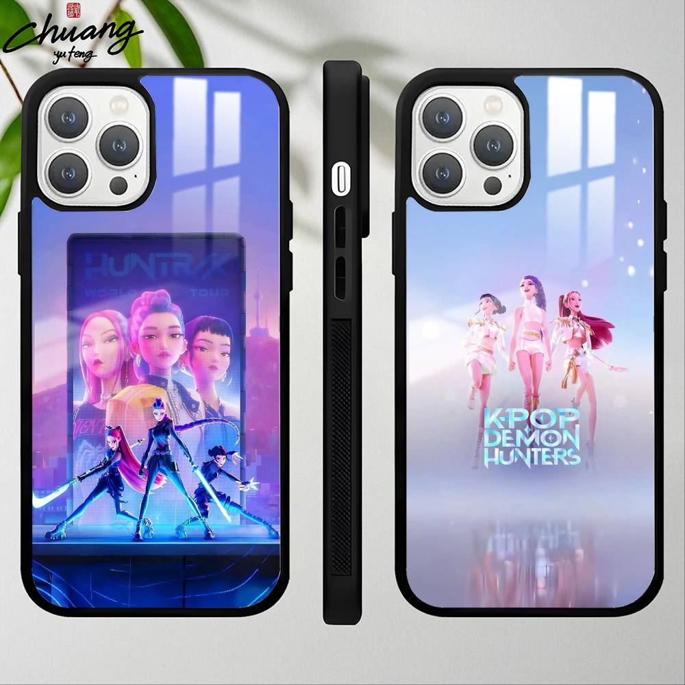 Горячий фильм KPopS D-Demon H-Hunters Чехол для телефона Для 11 12 13 14 15 16 Pro Max mini Plus Матовый зеркальный чехол для телефона