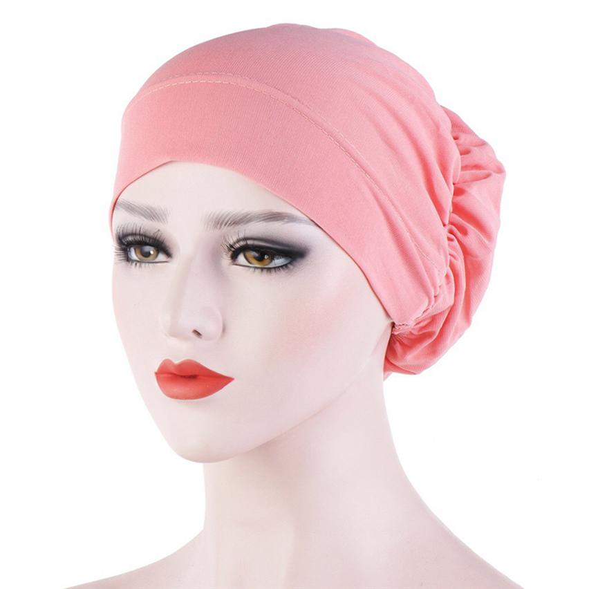 Cancer Chemo Cap Hijab Turban Hat Headwear Hijab Wrap Muslim Hair Loss