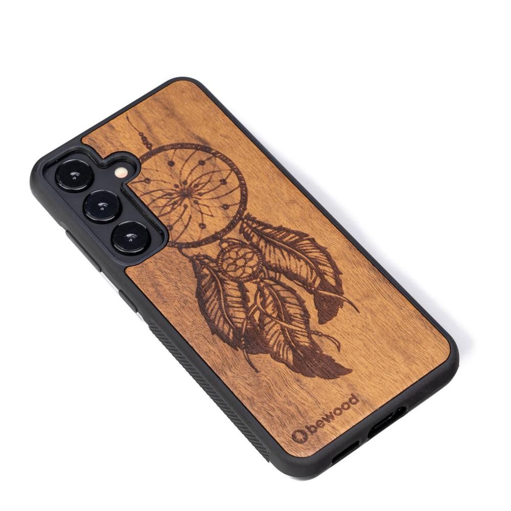Bewood Wooden Case for Samsung Galaxy S24 Dreamcatcher Imbuia