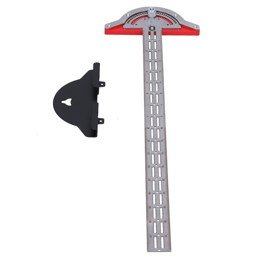 Линейка для измерения кромок по дереву, транспортир, портативный инструмент для измерения углов из нержавеющей стали, плотник