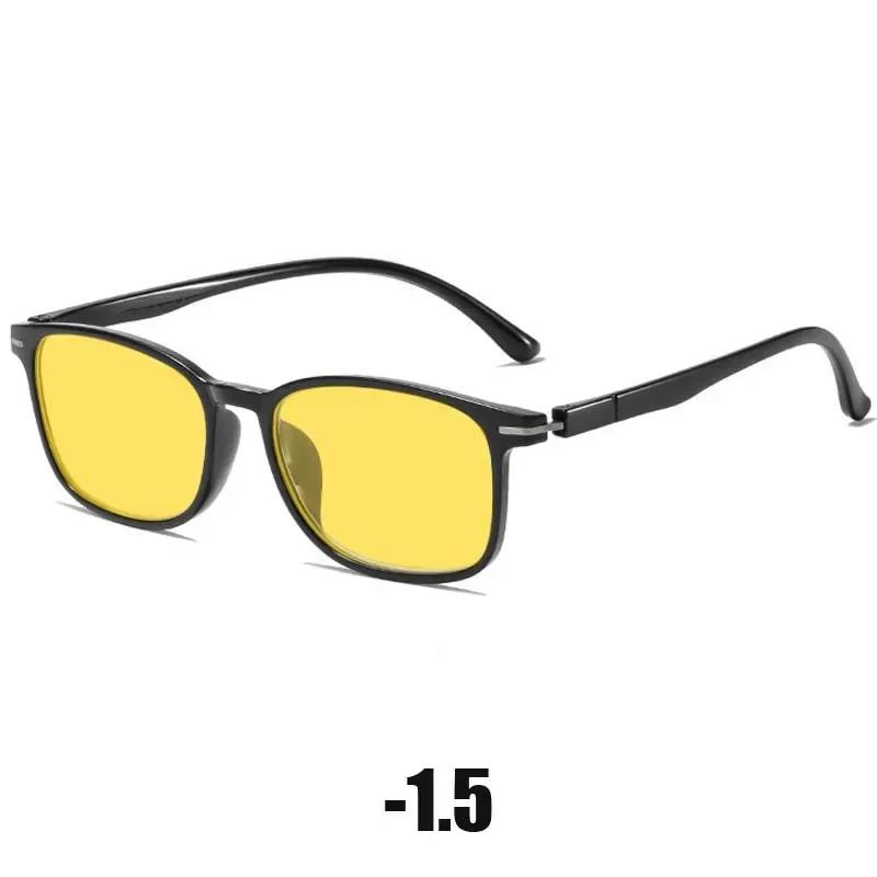 Очки ночного видения для близи Square Computers Очки с защитой от синего света для мужчин и женщин Ультралегкие очки TR90 для близорукости