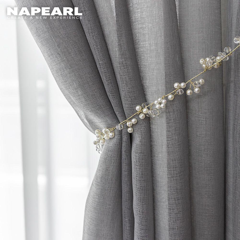 1 шт. NAPEARL Простой Элегантный Тюлевый Прозрачный Шторный Однотонный Экран для Окна для Гостиной Спальни Домашнего Декора