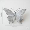 25Cm Sparkling Butterfly Christmas Tree Ornament Handmade Plastic Mesh Elegant Holiday Home Party Decorations