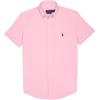 Polo SS24 Pony Logo Embroidered Short Sleeve Shirt Men Shirts Pink 710802629-001