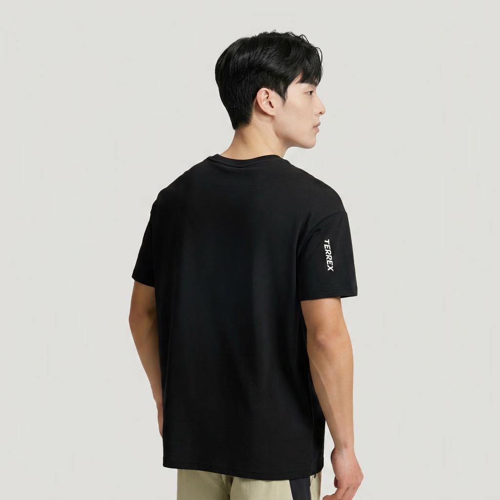adidas Мужская футболка с коротким рукавом серии Outdoor MT GFX TEE