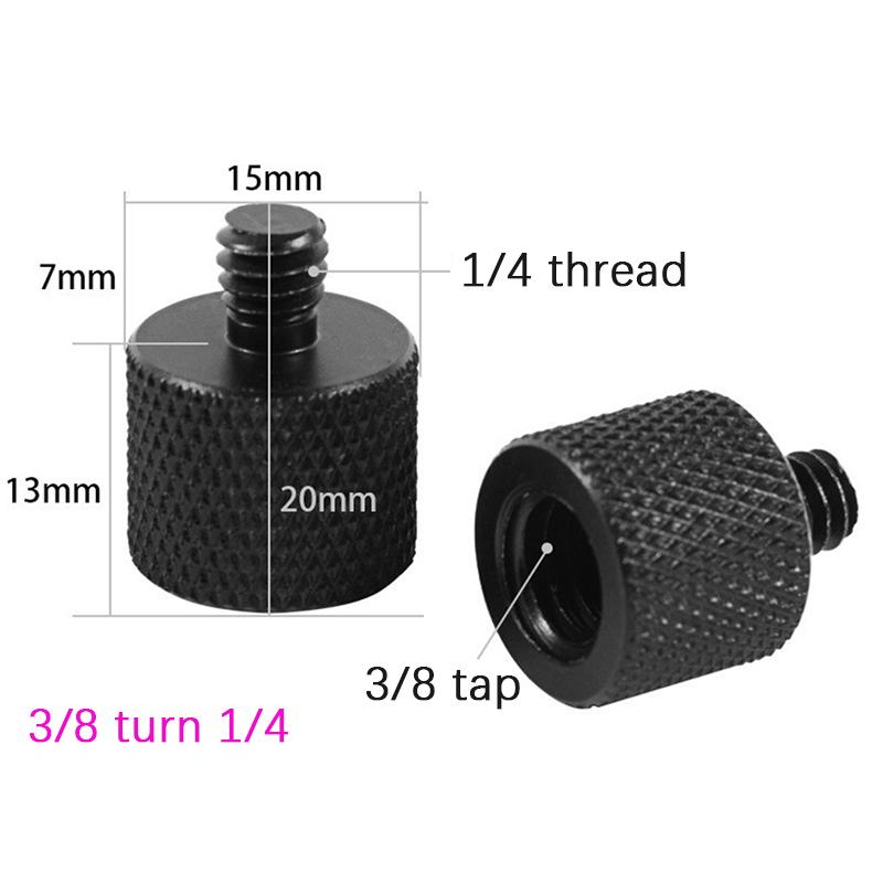 Camera Accessories Camera Conversion Screw 5/8 To 3/8 To 1/4 Inch Adapter Mount