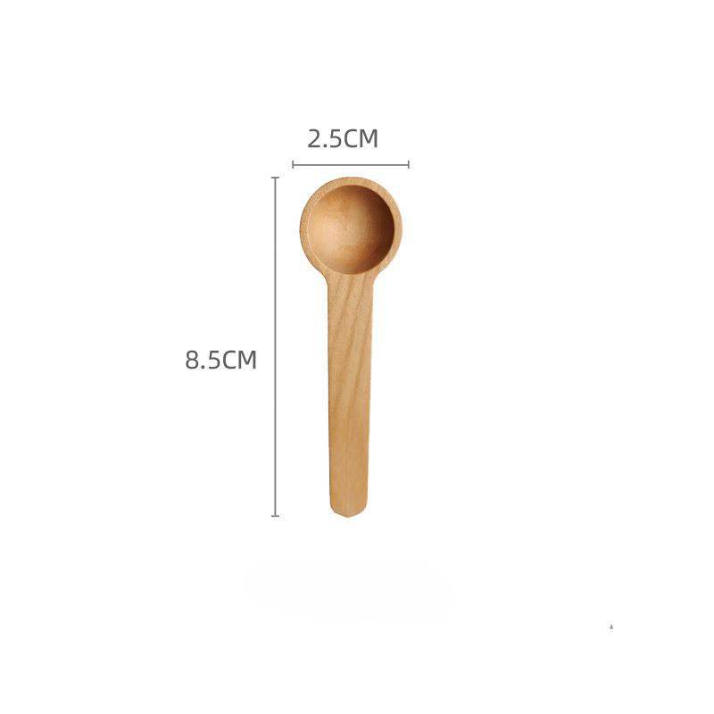 Mini Small Wooden Spoon Children's Milk Powder Measuring Spoon Honey Wooden Spoon Wooden Scoop Kitchen Accessories