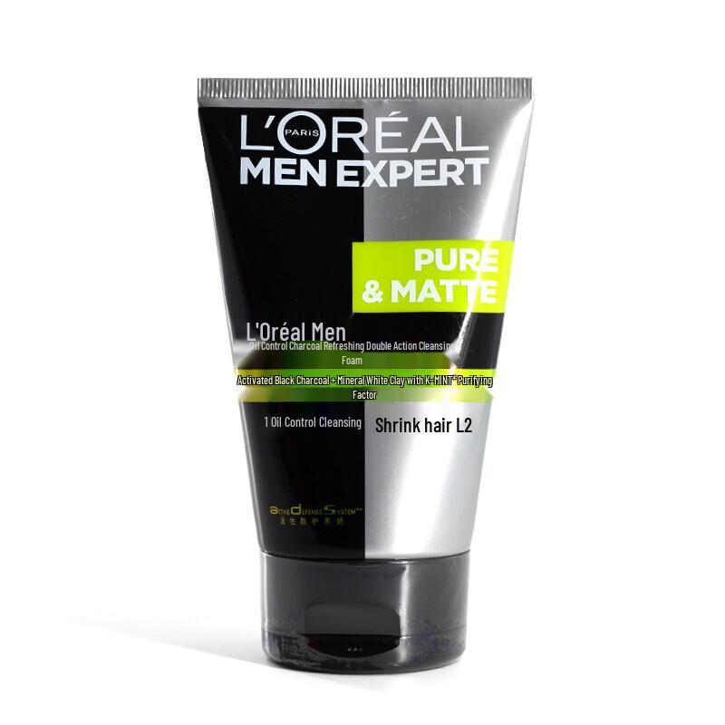 L'Oreal Men's Expert Угольный очищающий гель для жирной кожи