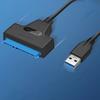 Кабель-адаптер SATA на USB 3.0 USB к SATA 3 Поддержка 22-контактного SATA III 2,5-дюймового внешнего HDD SSD Жесткого диска Компьютерный разъем