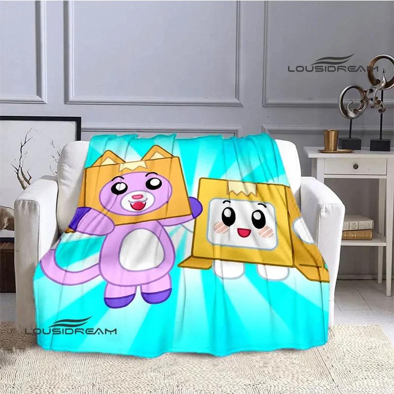 Lankybox Foxy Boxy милое одеяло теплое одеяло с фланцем мягкое и удобное одеяло домашнее дорожное одеяло подкладка для кровати подарок на день рождения