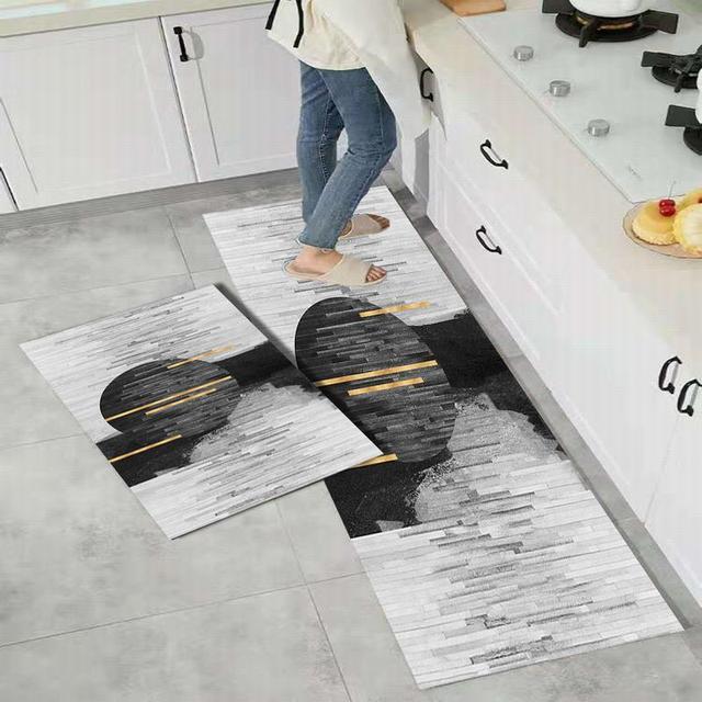 Моющийся кухонный напольный коврик, нескользящий коврик для ванной комнаты, входная дверь, балкон, прачечная, коридор, винтажный ковер, коврик для гостиной