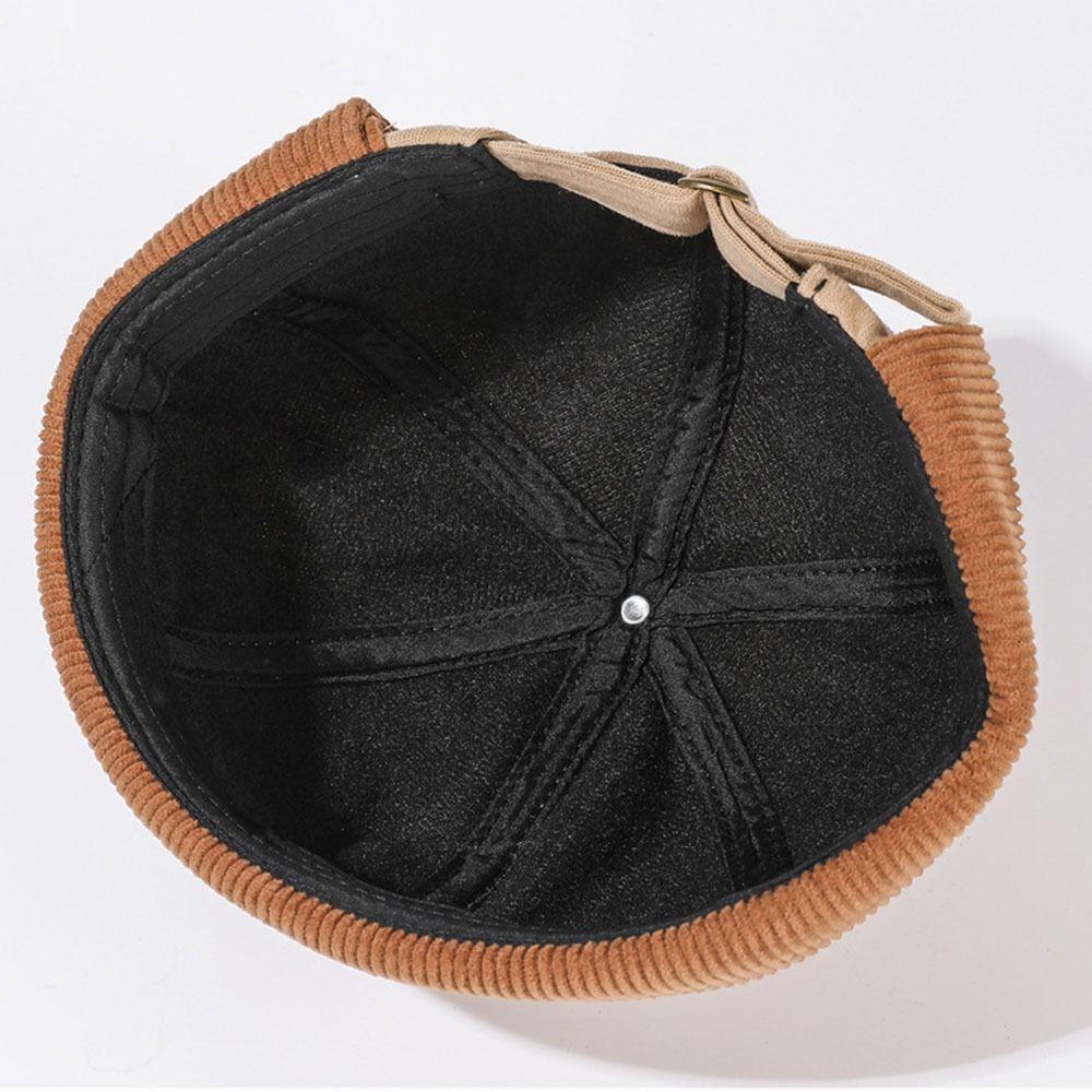 Теплая шляпа владельца Вельветовая вельветовая кепка Портативная кепка Докера Женская