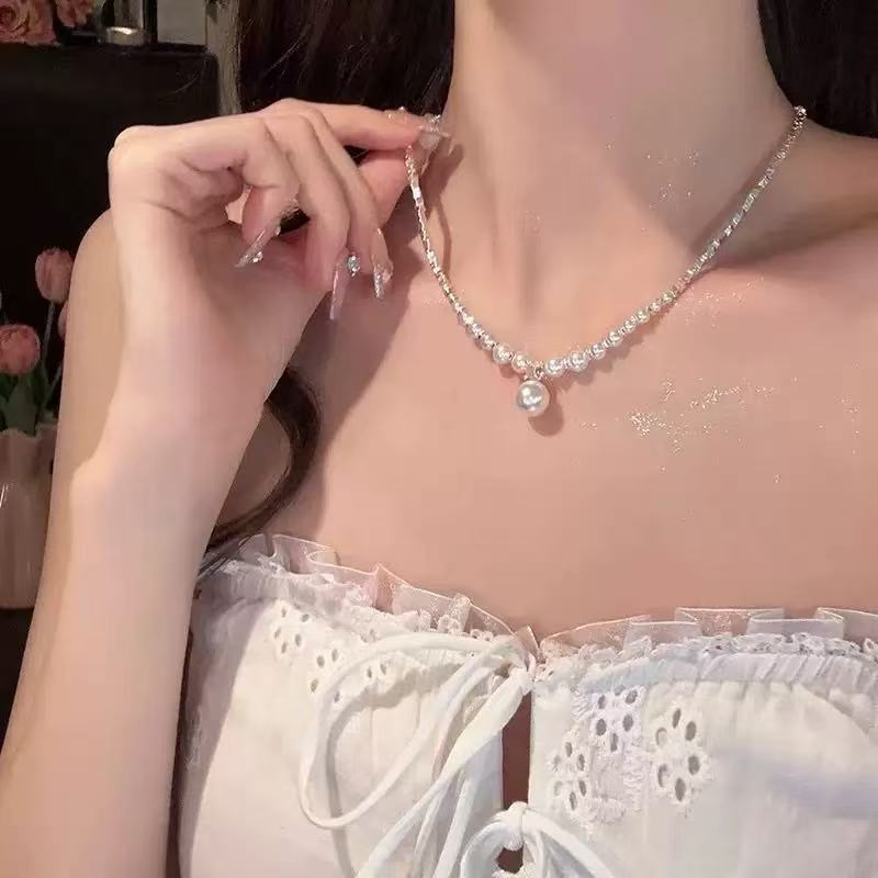 Серебряный кулон-крест, длинное ожерелье, женская цепочка на ключицы, аксессуары, легкая роскошь, нишевые, высококачественные, милые и крутые, стиль Spice Girls