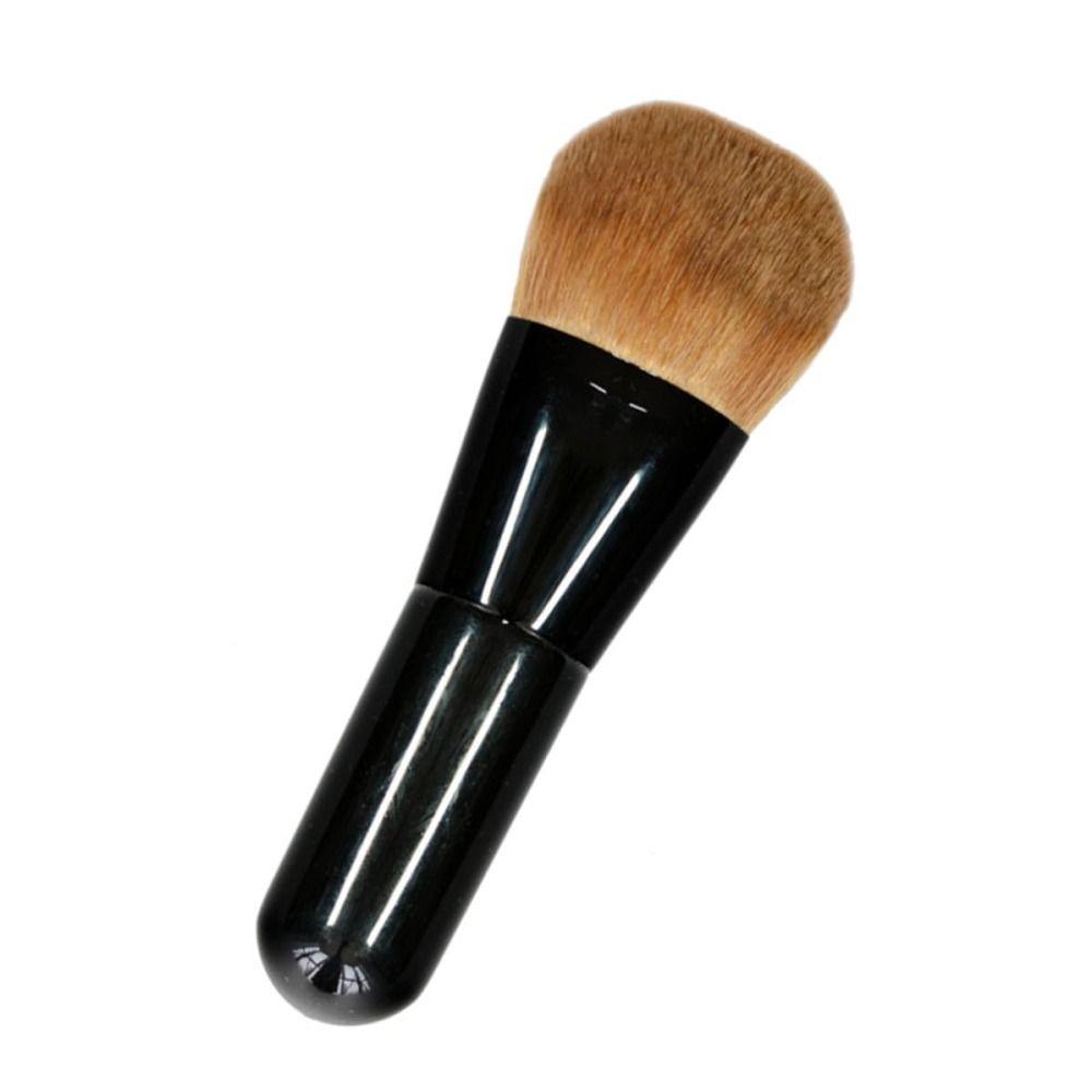 Portable Face Brush with High-density Synthetic Fibers Professional Makeup Application for Women