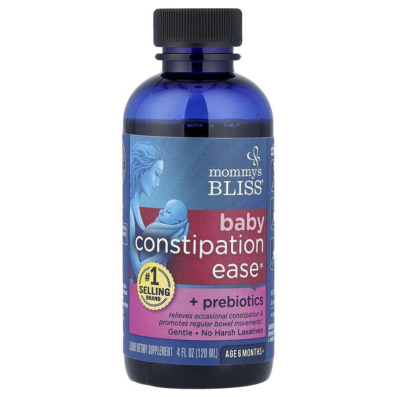 Baby Constipation Ease + Prebiotics, Age 6 Months+, 4 fl oz (120 ml)