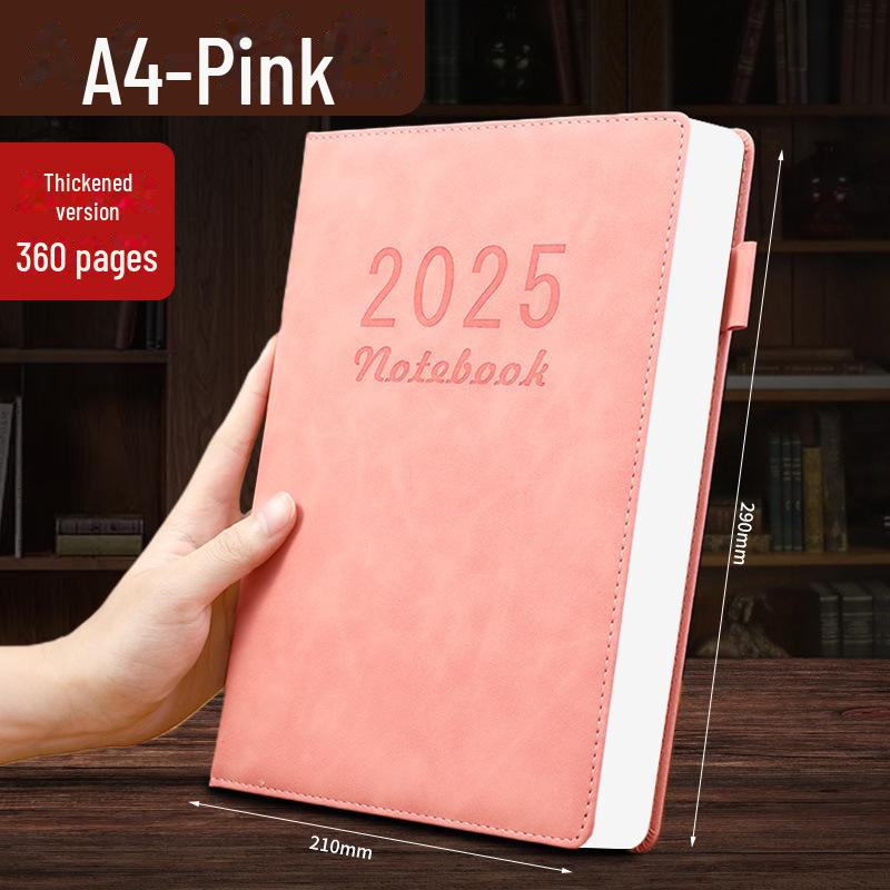 Премиум-блокнот для студентов и бизнесменов формата A5 2025 г. — настраиваемый логотип, толстые страницы, ежедневник формата A4