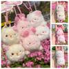 Collection Rabbit Stuffed Plush Keyring PP Cotton Stuffed Animal Pendant  Children Girl